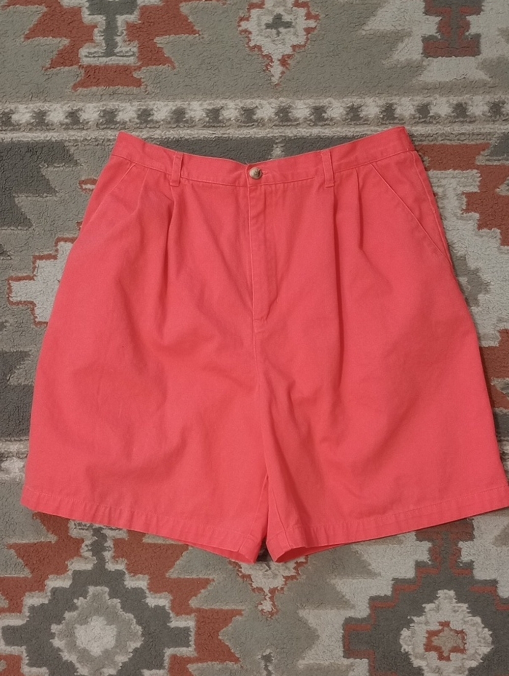 White Stag Coral High-Rise Bermuda Shorts